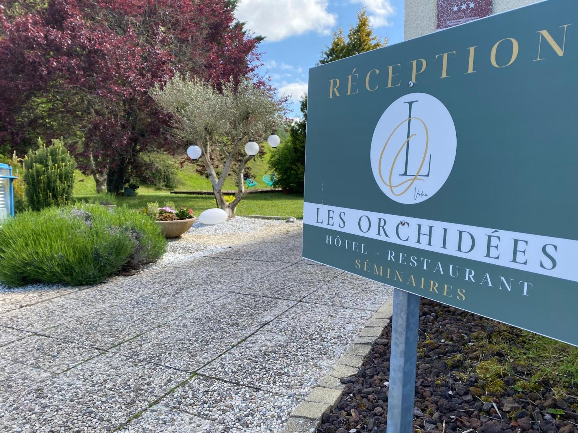 Les Orchidees , Hotel & Restaurant Verdun-sur-Meuse Dış mekan fotoğraf